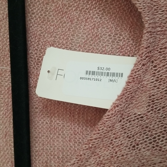 Spring Haze LA short sleeve poncho dusty pink M/L - Picture 4 of 6